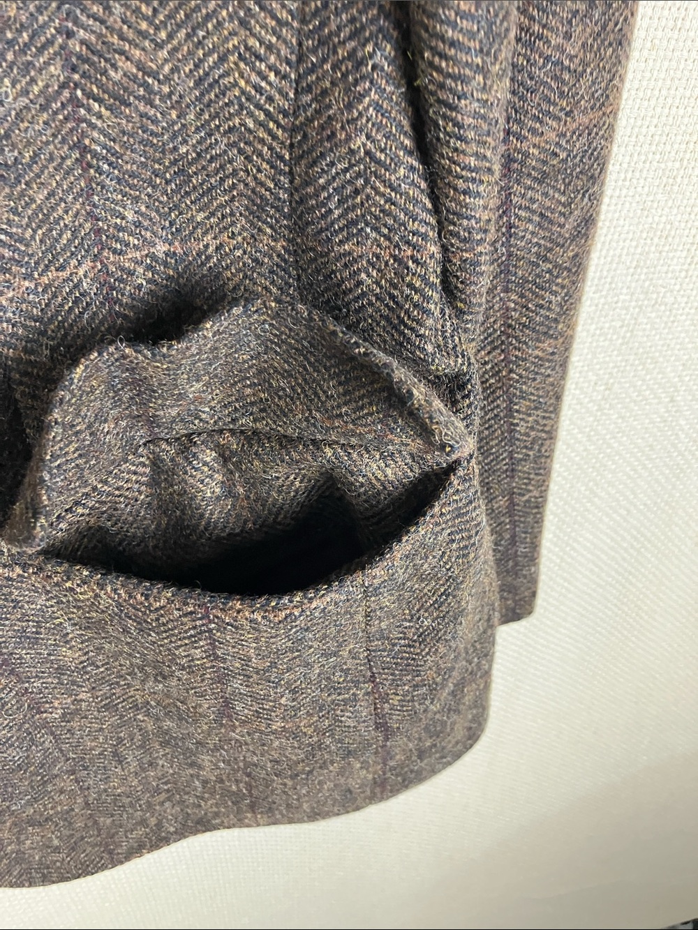 J Crew Ludlow Blazer Herringbone Tweed Moon Sport Coat Jacket English Wool - Picture 8 of 15